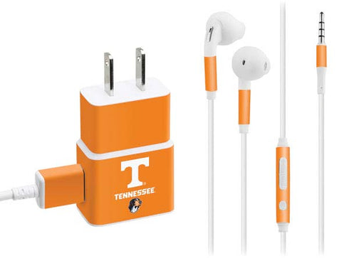 University of Tennessee-Knoxville T Logo on Orange Phone Charger Skin